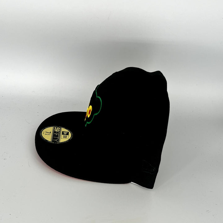 Black Chicago Cubs New Era MLB 59Fifty Fitted Hat