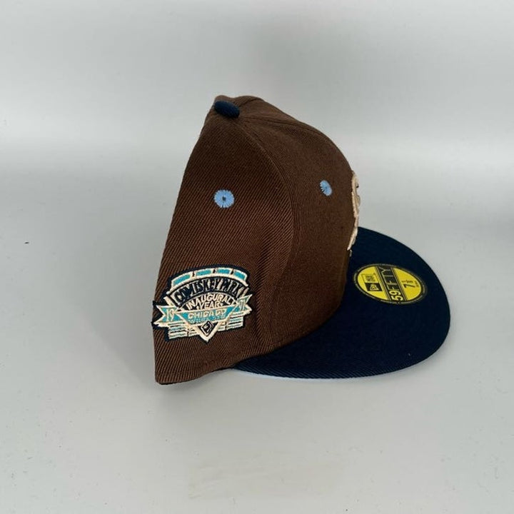 Brown Black Chicago White Sox New Era MLB 59Fifty Fitted Hat