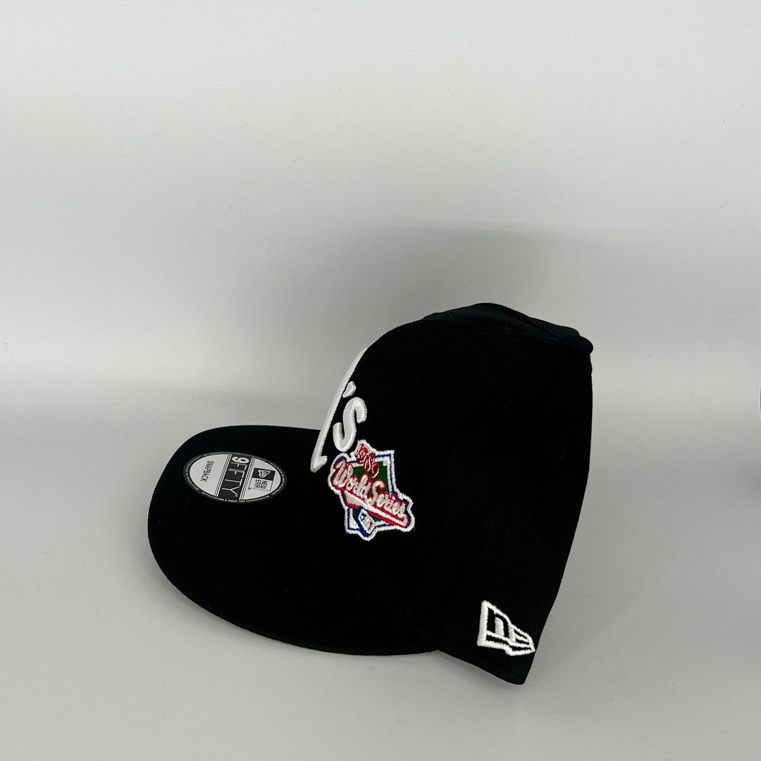 Black Athletics 1989 World Series Champions New Era MLB 9Fifty Snapback Hat
