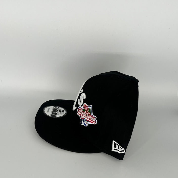 Black Athletics 1989 World Series Champions New Era MLB 9Fifty Snapback Hat