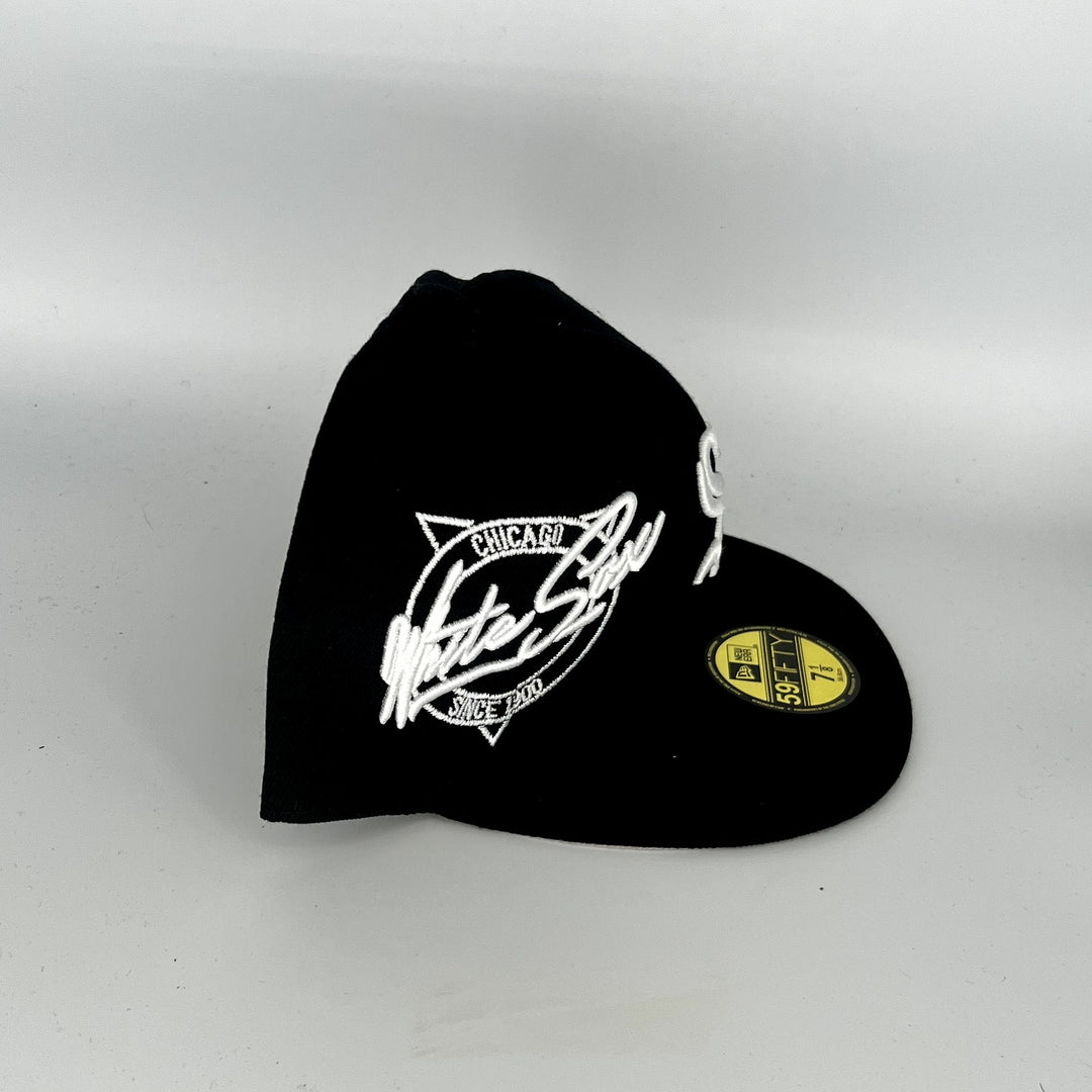 Black Chicago White Sox New Era MLB 59Fifty Fitted Hat