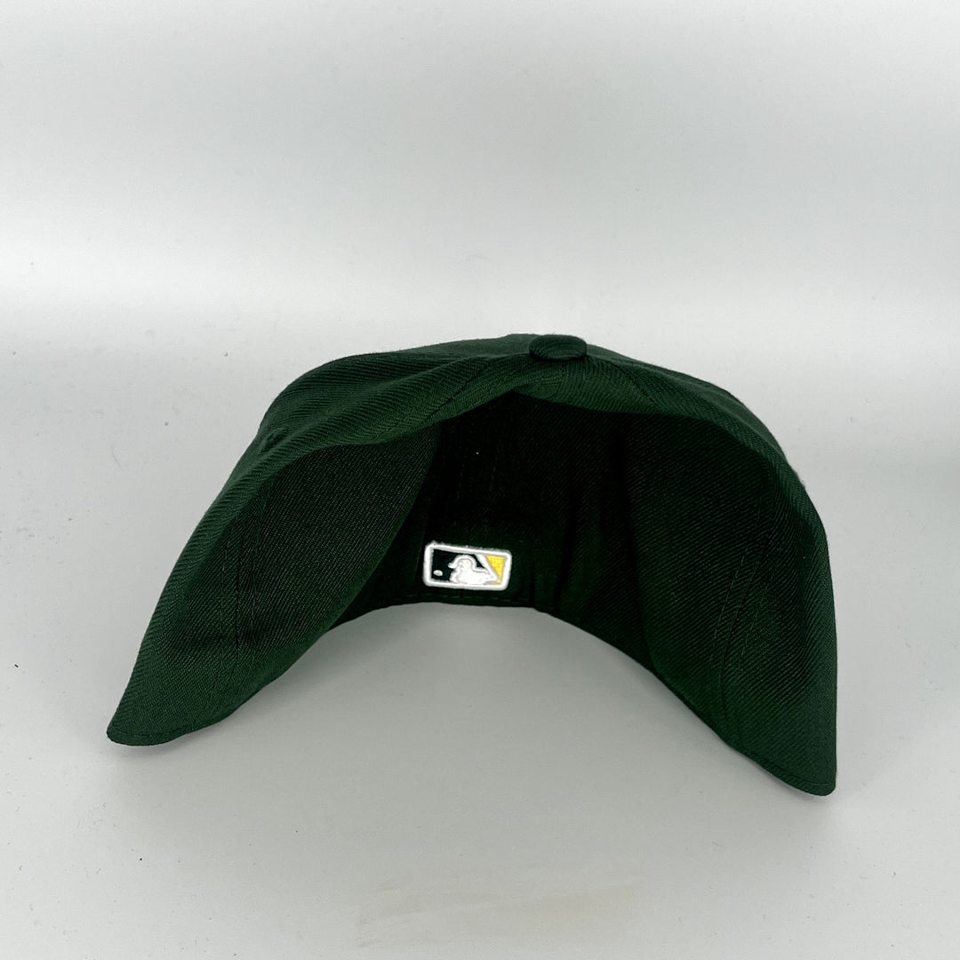 Green Athletics New Era MLB 59Fifty Fitted Hat