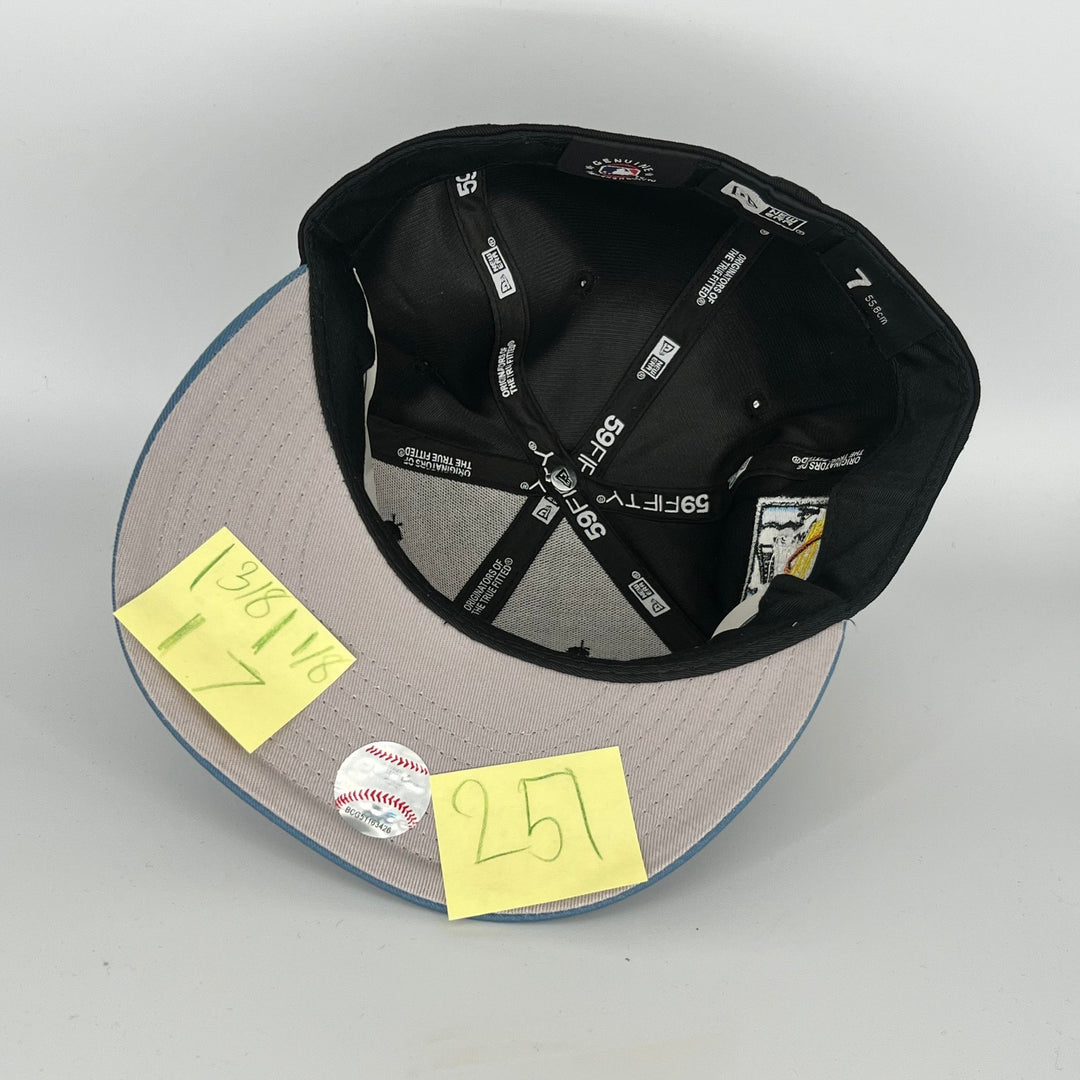 Black Blue San Francisco Giants 2007 All Star Game Side Patch New Era MLB 59Fifty Fitted Hat
