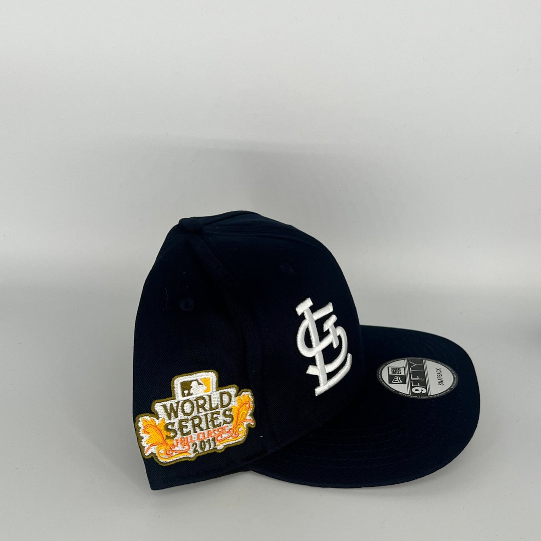 Navy St. Louis Cardinals 2011 World Series 100th Anniversary New Era MLB 9Fifty