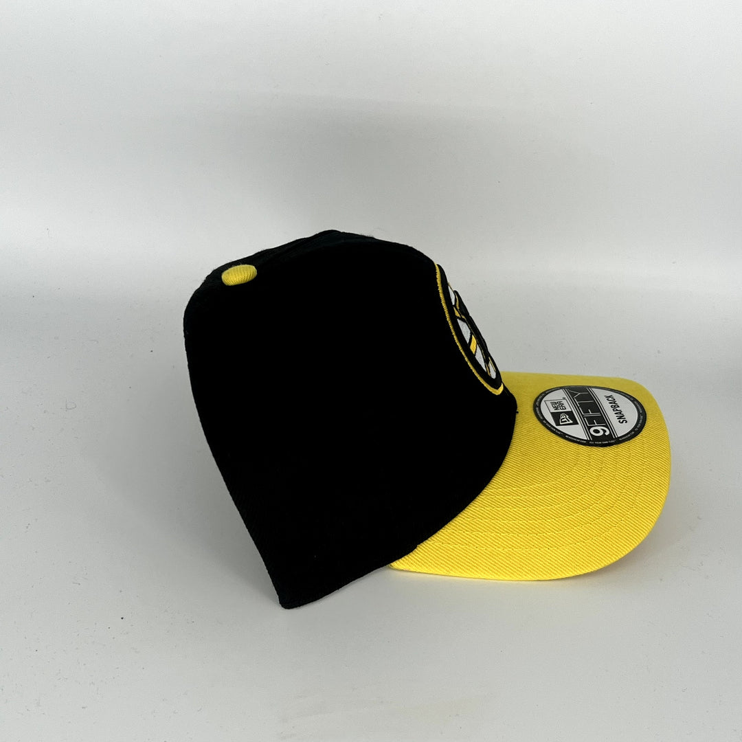 Black Yellow Boston Bruins New Era NHL 9Fifty Snapback Hat