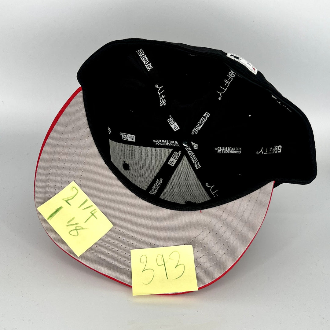 Black Red New York Yankees New Era MLB 59Fifty Fitted Hat