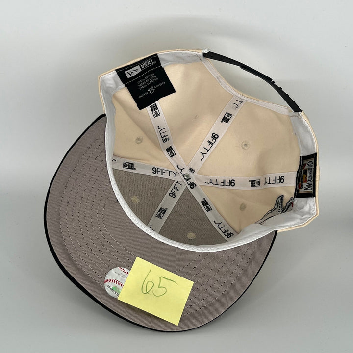 Khaki Black Boston Red Sox A.L. Side Patch New Era MLB 9Fifty Snapback Hat