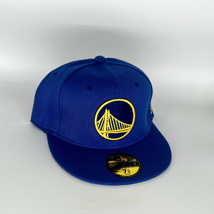 Blue Golden State Warriors New Era NBA 59Fifty Fitted Hat
