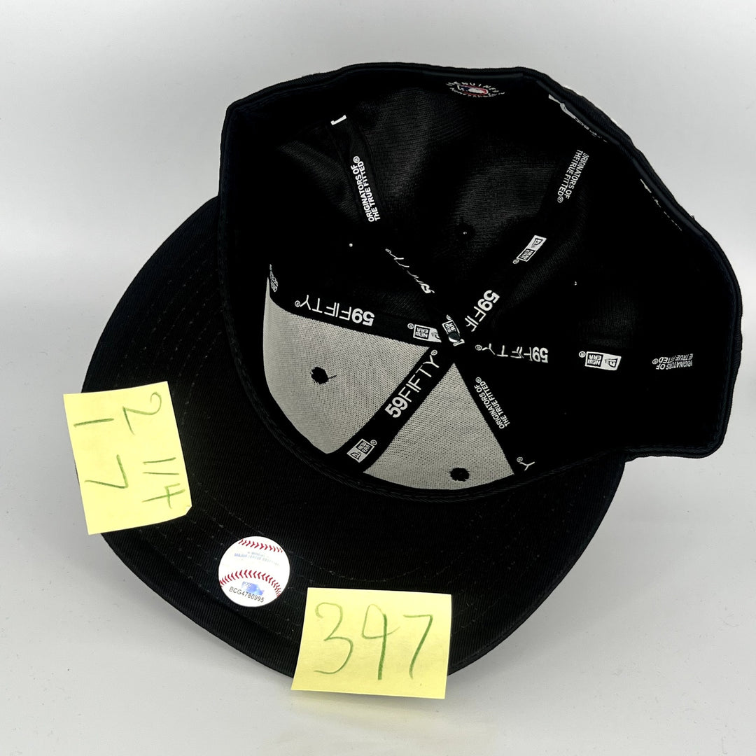 Black Atlanta Braves New Era MLB 59Fifty Fitted Hat