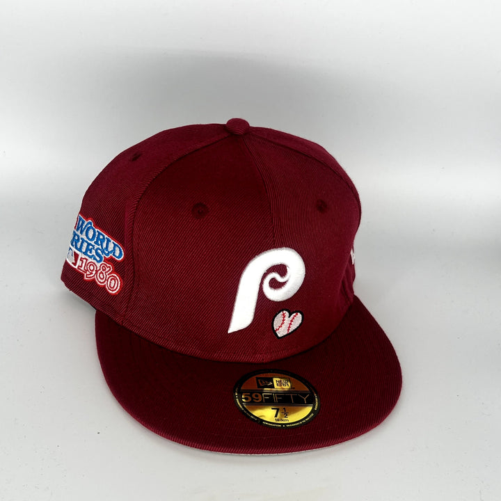 Red Philadelphia Phillies 1980 World Series SP New Era MLB 59Fifty Fitted Hat