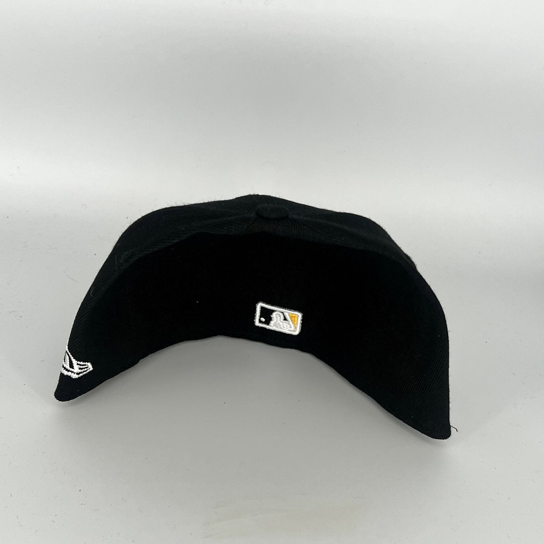 Black Atlanta Braves New Era MLB 59Fifty Fitted Hat