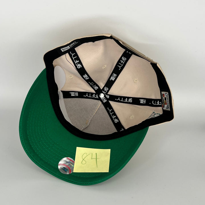 Khaki Green New York Yankees 2000 World Series Side Patch New Era MLB 9Fifty Snapback Hat