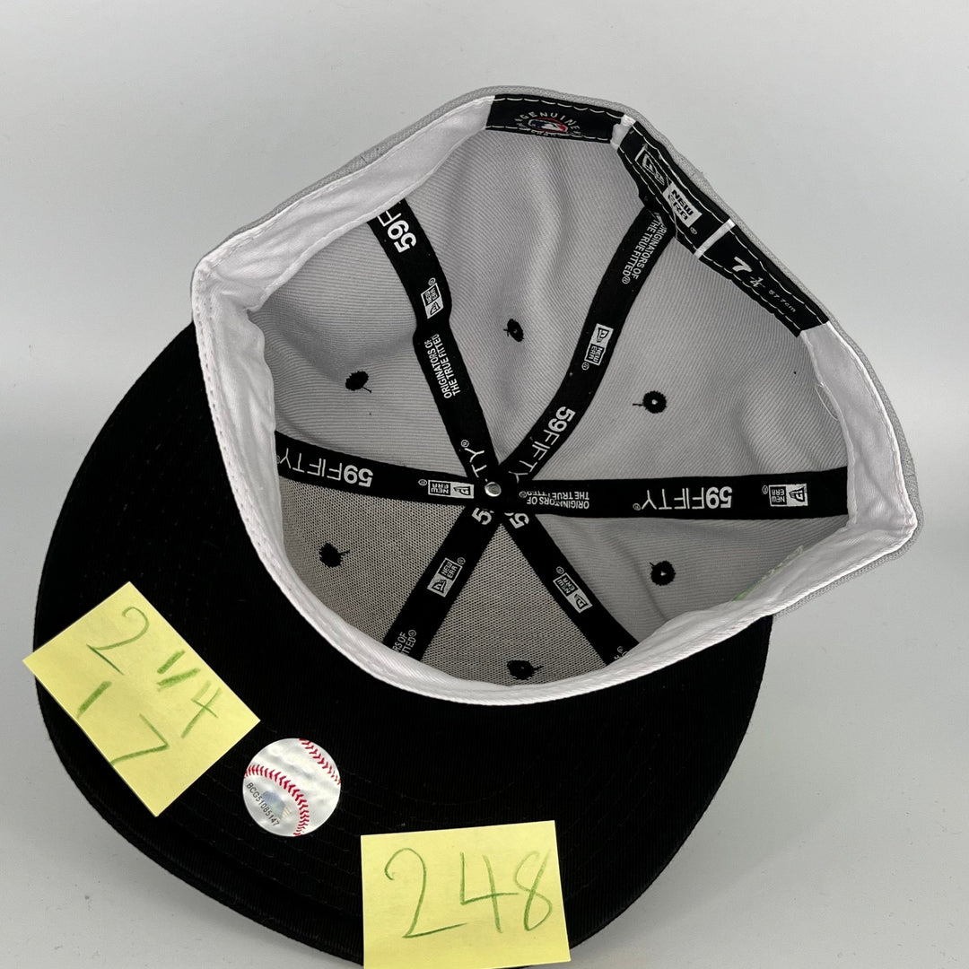 Gray Black Oakland Athletics 1989 World Series Side Patch New Era MLB 59Fifty Fitted Hat