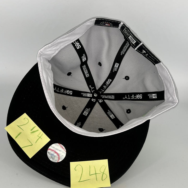 Gray Black Oakland Athletics 1989 World Series Side Patch New Era MLB 59Fifty Fitted Hat