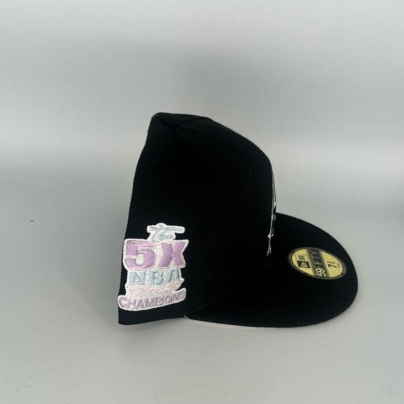 Black San Antonio Spurs New Era NBA 59Fifty Fitted Hat