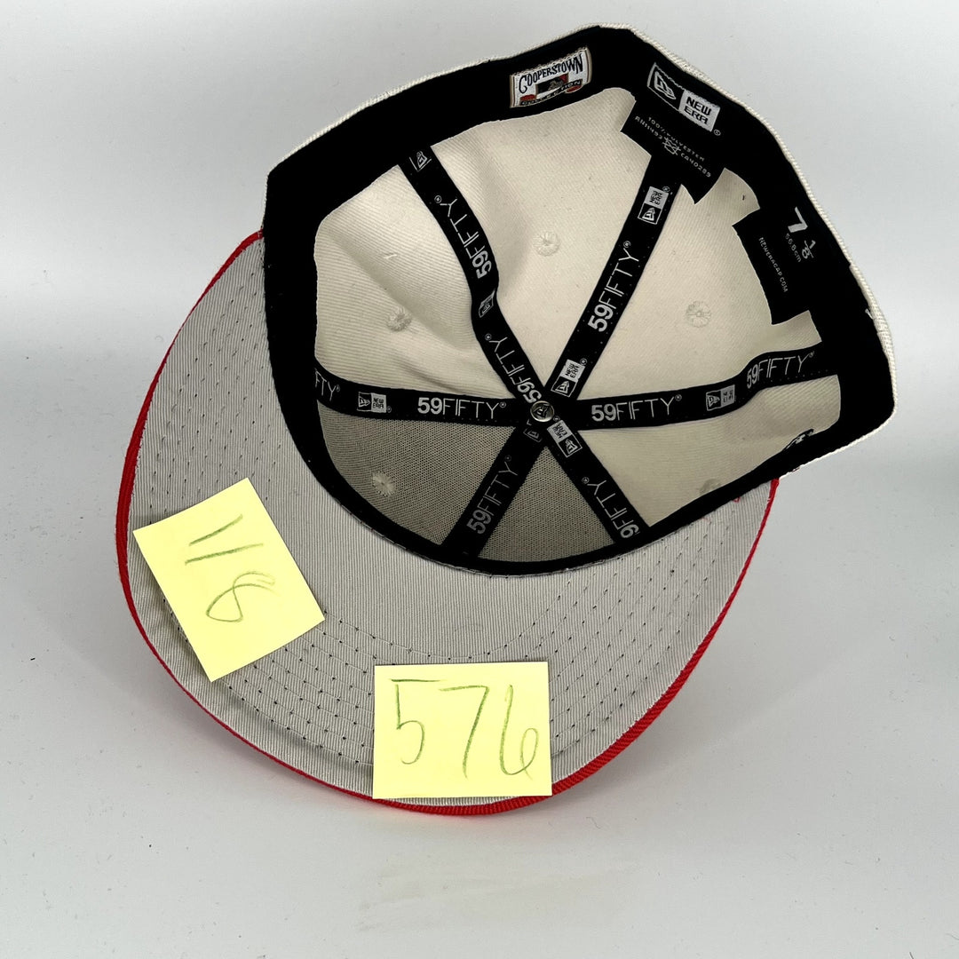 White Red Los Angeles Angels New Era MLB 59Fifty Fitted Hat