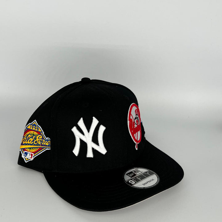 Black New York 1996 World Series Yankees All Star Game Side Patch New Era MLB 9Fifty Snapback Hat