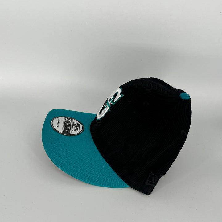 Black Blue Seattle Mariners 2001 All Star Game Side Patch New Era MLB 9Fifty Snapback Hat