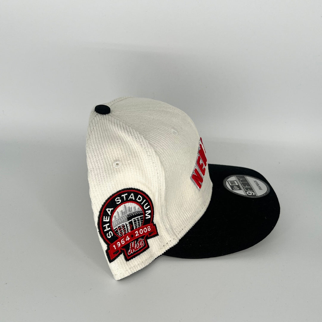 White Black New York Mets 1964.2008 Shea Stadium Side Patch New Era MLB 9Fifty Snapback Hat