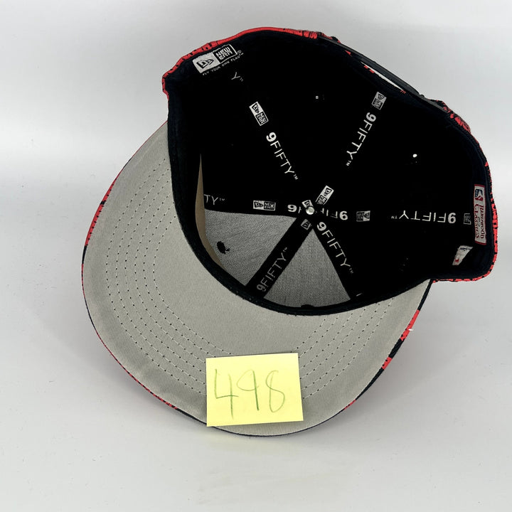 Black Red Atlanta Hawks New Era NBA 9Fifty Snapback Hat