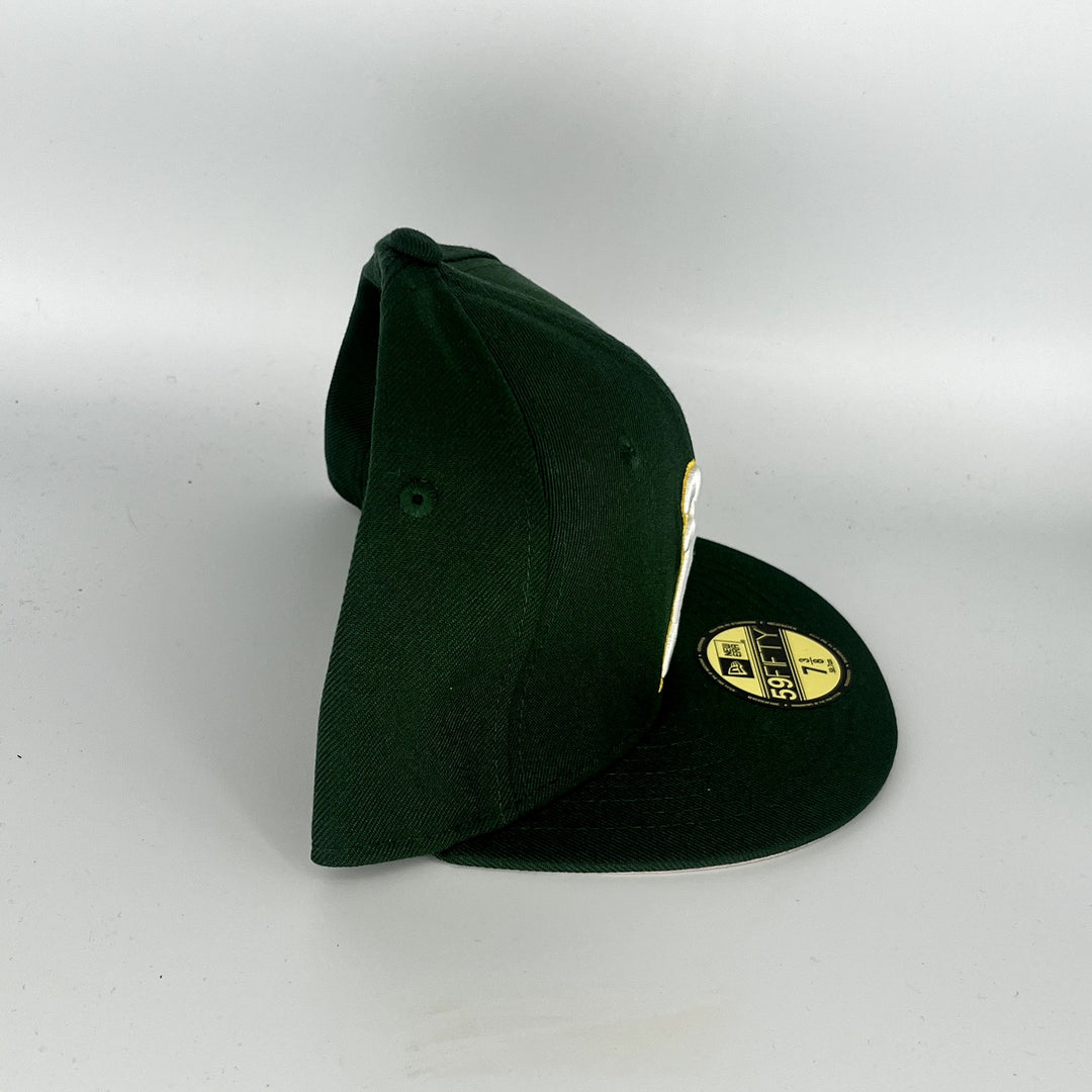 Green Athletics New Era MLB 59Fifty Fitted Hat