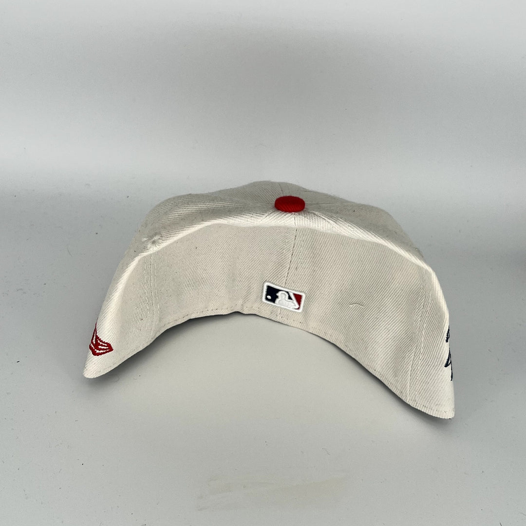 White Red Los Angeles Angels New Era MLB 59Fifty Fitted Hat