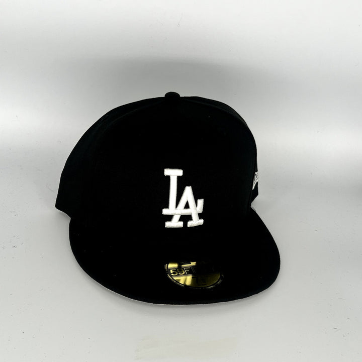 Black Los Angeles Dodgers New Era MLB 59Fifty Fitted Hat