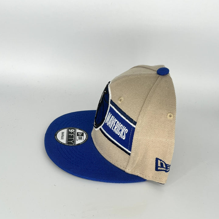 Brown Blue Dallas Mavericks New Era NBA 9Fifty Snapback Hat
