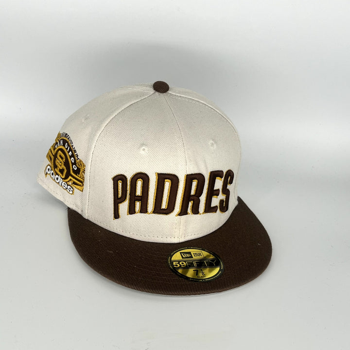 Cream Brown San Diego Padres New Era MLB 59Fifty Fitted Hat