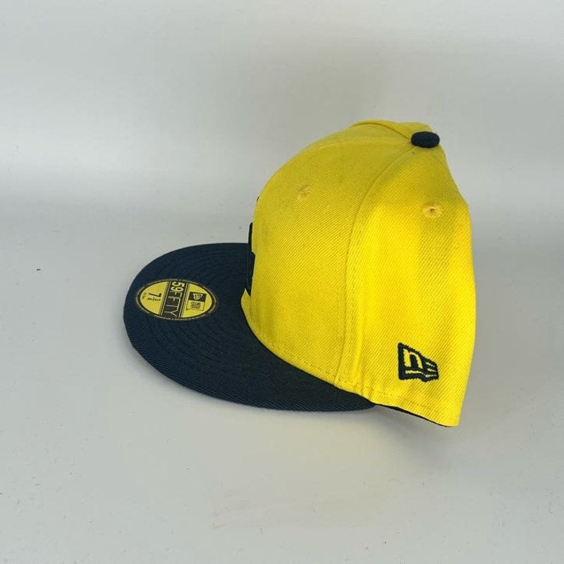 Yellow Black  Los Angeles Dodgers New Era MLB 59Fifty Fitted Hat