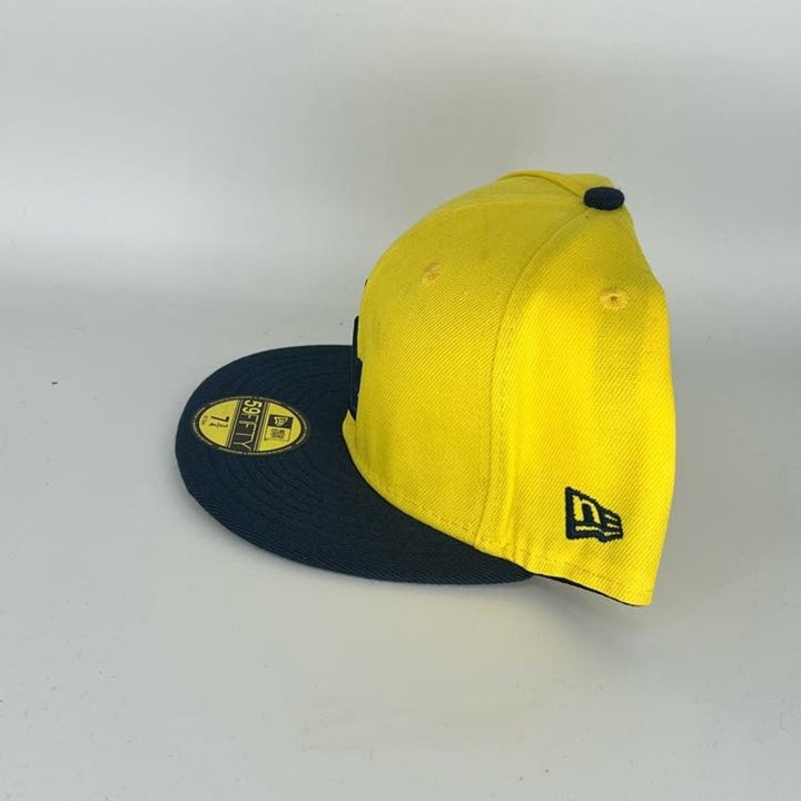 Yellow Black  Los Angeles Dodgers New Era MLB 59Fifty Fitted Hat