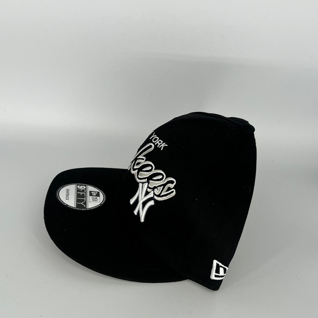 Black New York Yankees100th Anniversary Side Patch New Era MLB 9Fifty Snapback Hat