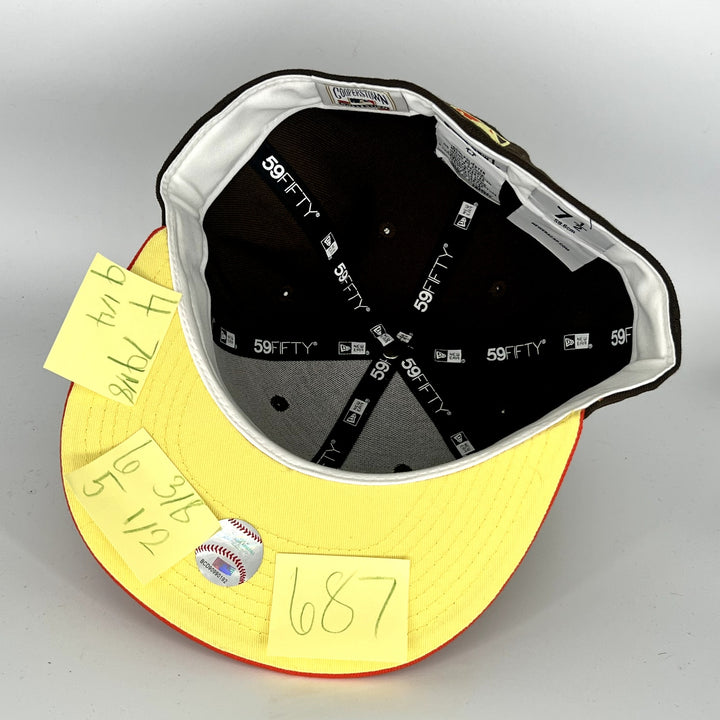 Brown Red Seattle Mariners 30TH Anniversary New Era MLB 59Fifty Fitted Hat