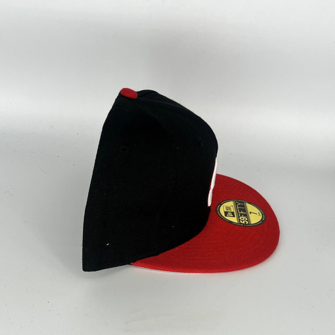 Black Red Washington Nationals New Era MLB 59Fifty Fitted Hat