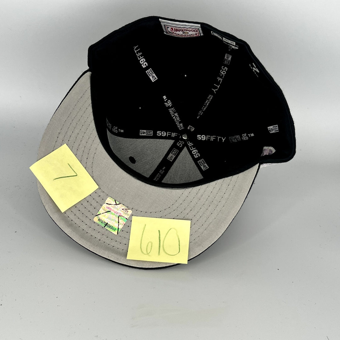 Black San Antonio Spurs New Era NBA 59Fifty Fitted Hat