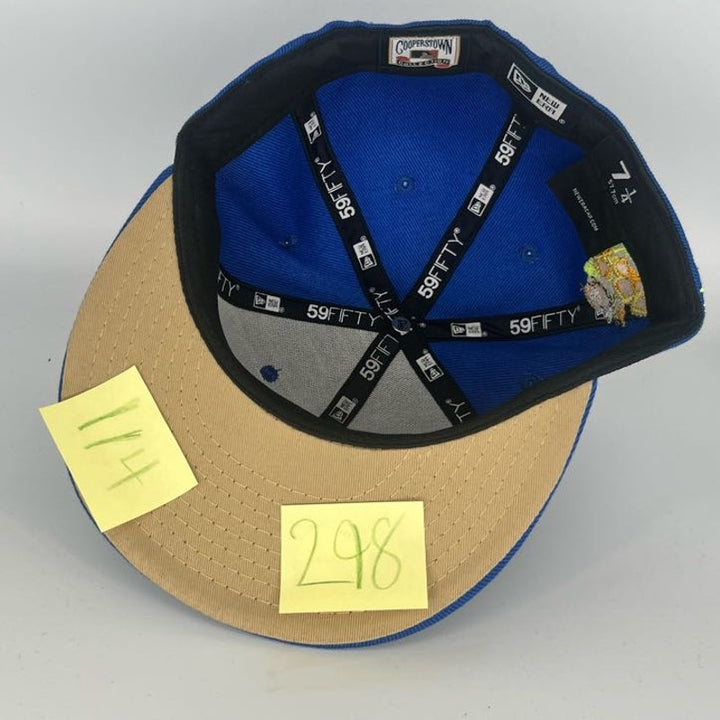 Size 71/4 Blue Los Angeles Dodgers New Era MLB 59Fifty Fitted Hat