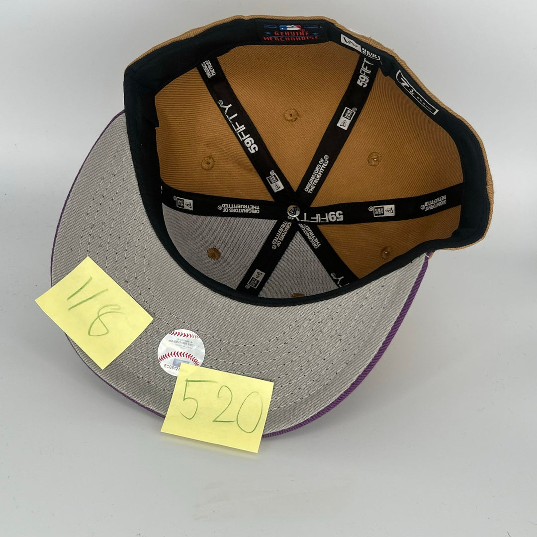 Brown Purple Detroit Tigers New Era MLB 59Fifty Fitted Hat