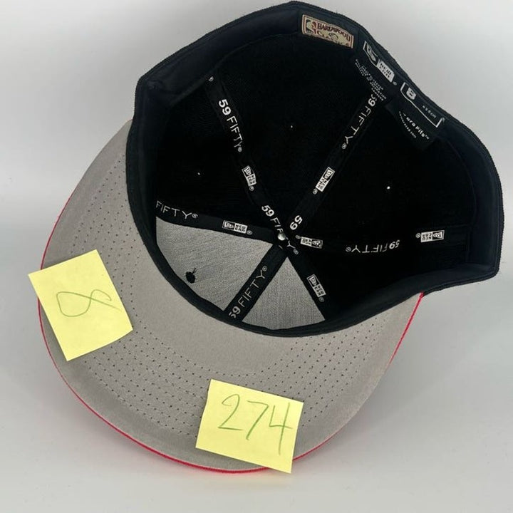 Black Red Chicago Bulls New Era NBA 59Fifty Fitted Hat
