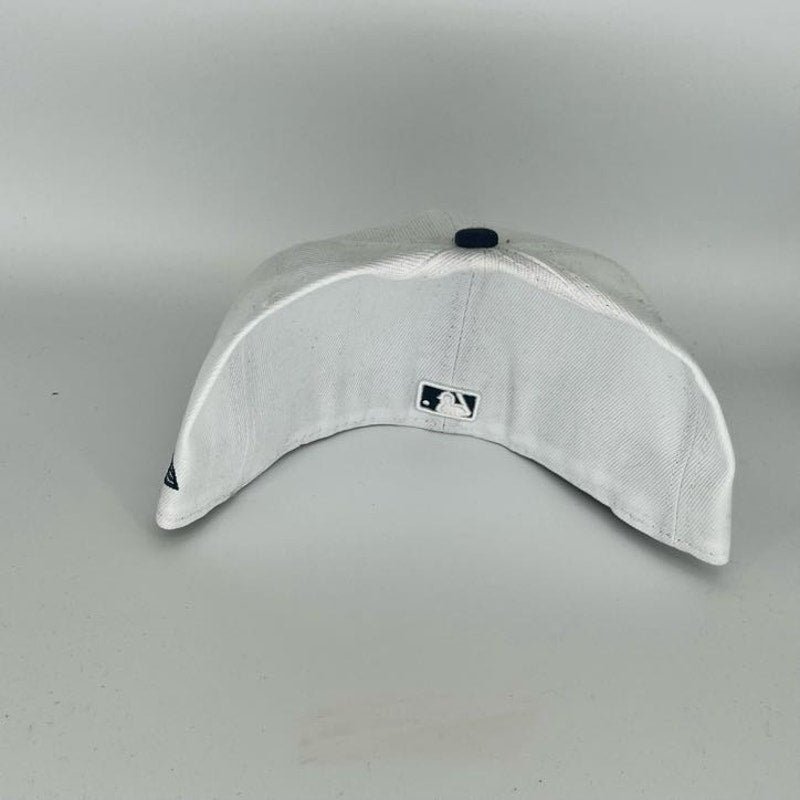 White Black New York Yankees New Era MLB 59Fifty Fitted Hat