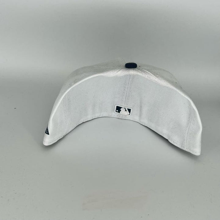 White Black New York Yankees New Era MLB 59Fifty Fitted Hat