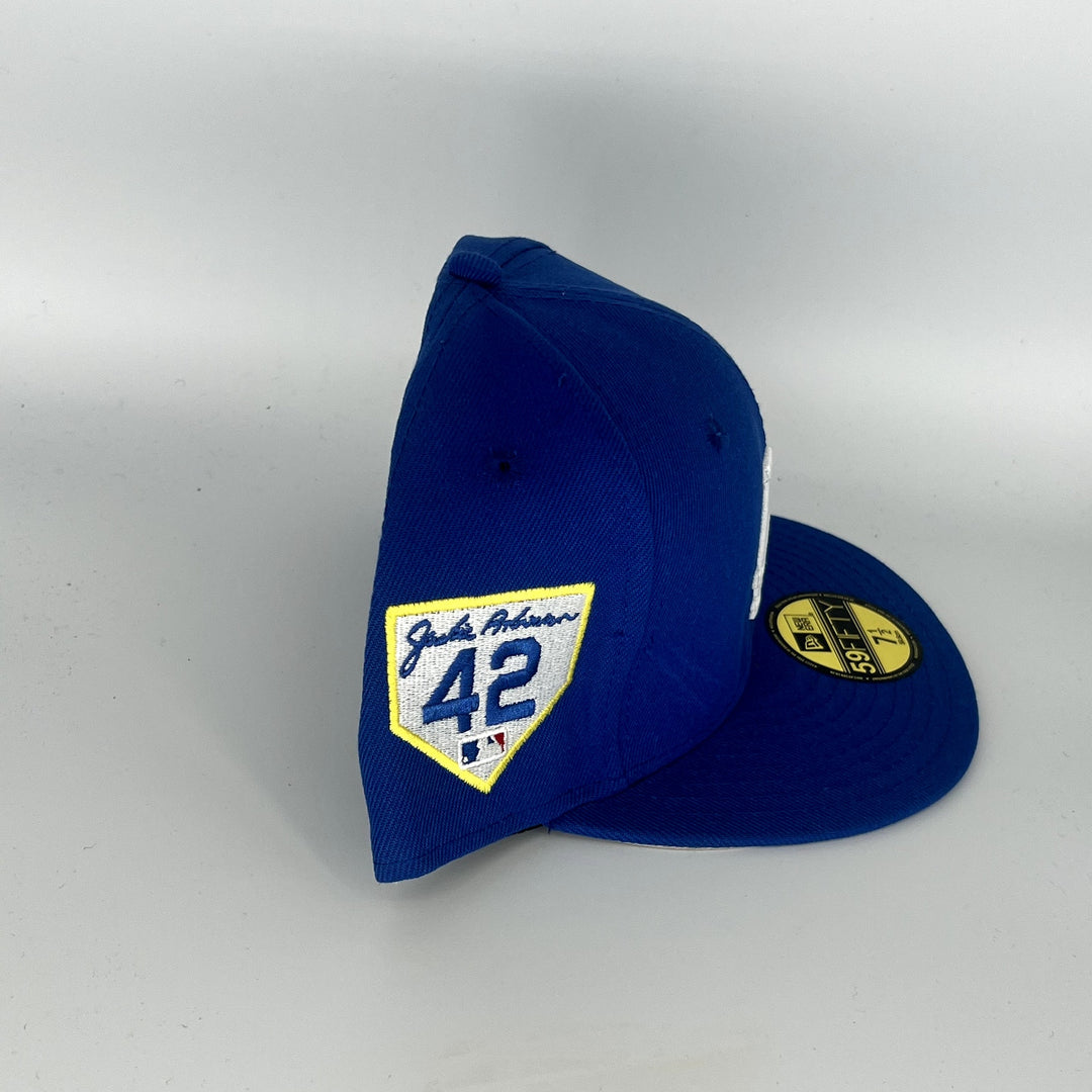 Blue Los Angeles Dodgers 42 Jackie Robinson SP New Era MLB 59Fifty Fitted Hat