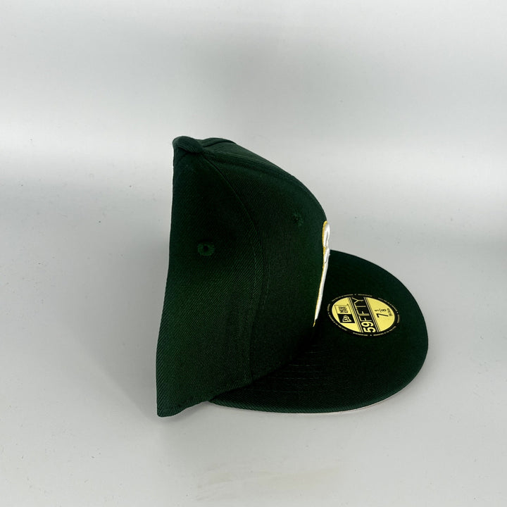 Green Athletics New Era MLB 59Fifty Fitted Hat
