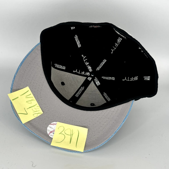 Black  Blue New York Yankees New Era MLB 59Fifty Fitted Hat