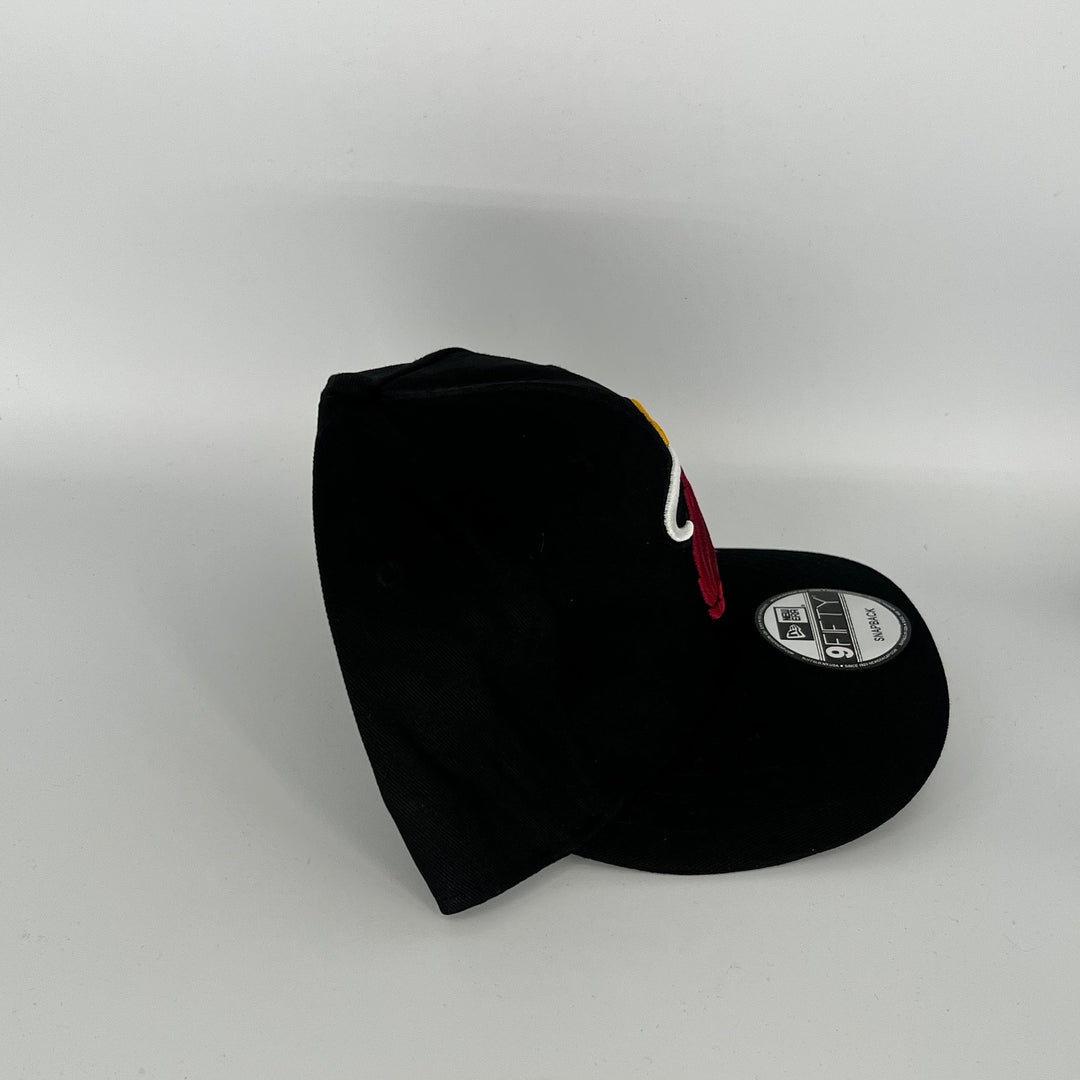 Black Miami Heat New Era NBA 9Fifty Snapback Hat