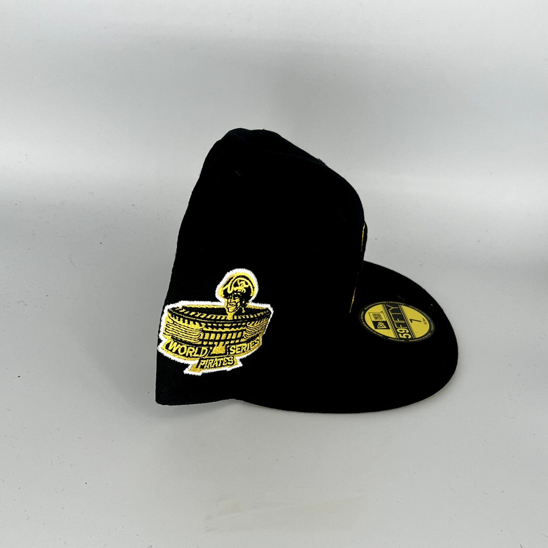 Black Pittsburgh Pirates New Era MLB 59Fifty Fitted Hat