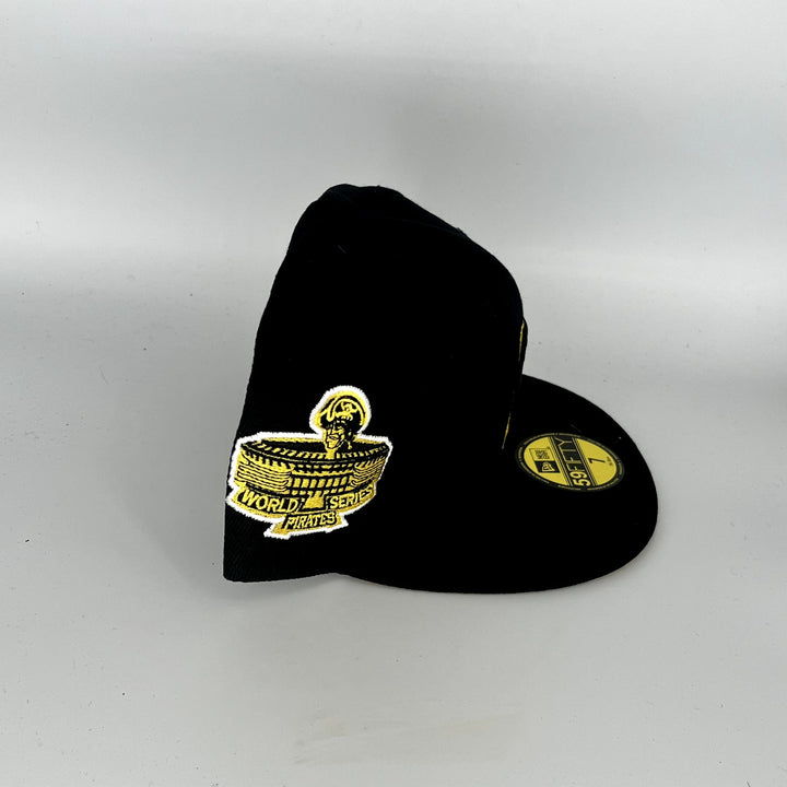 Black Pittsburgh Pirates New Era MLB 59Fifty Fitted Hat