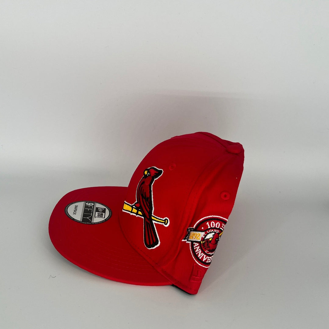Red St. Louis Cardinals 2011 World Series 100th Anniversary New Era MLB 9Fifty Snapback Hat
