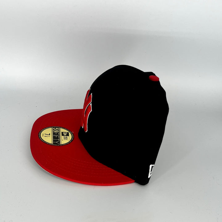Black Red New York Yankees New Era MLB 59Fifty Fitted Hat