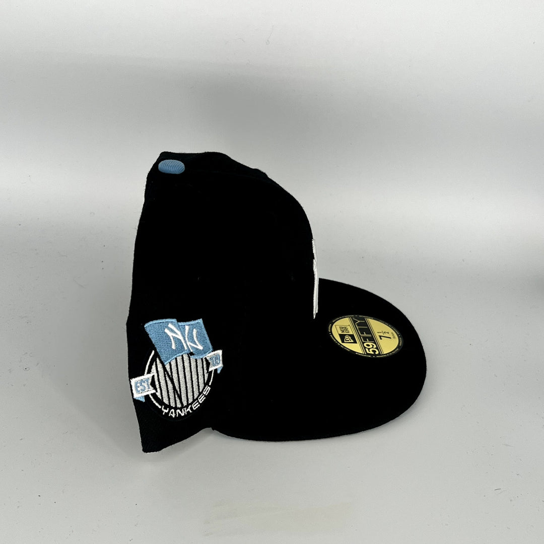 Black New York Yankees New Era MLB 59Fifty Fitted Hat