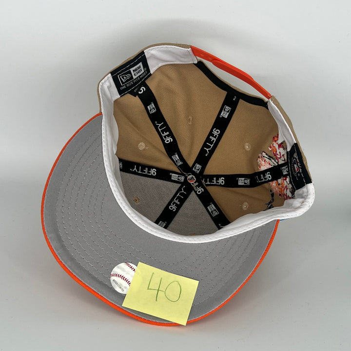 Brown/Orange Los Angeles Dodgers New Era MLB 9Fifty Snapback Hat